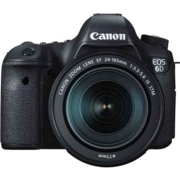 Canon EOS 6D - DSLR 20,2 MP (Display von 3,2-optischen Bildstabilisator, Full HD Video, GPS), Farbe schwarz - Kit mit EF 24 - 105 IS STM 3.5 - 5.6-34
